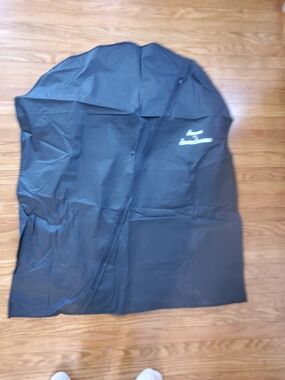 dennis basso Black Garment Bag with White Logo